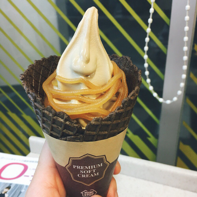 プレミアム和栗モンブランソフト(ミニストップ)