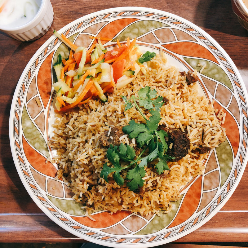 ビリヤニセット(カリーショップくじら 高円寺)