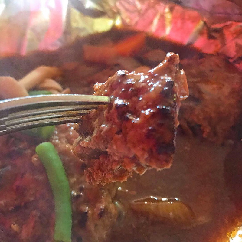 ハンバーグ(ファンキータイガーアジト)