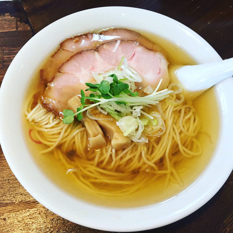 塩煮干しそば(中華そば　カリフォルニア)