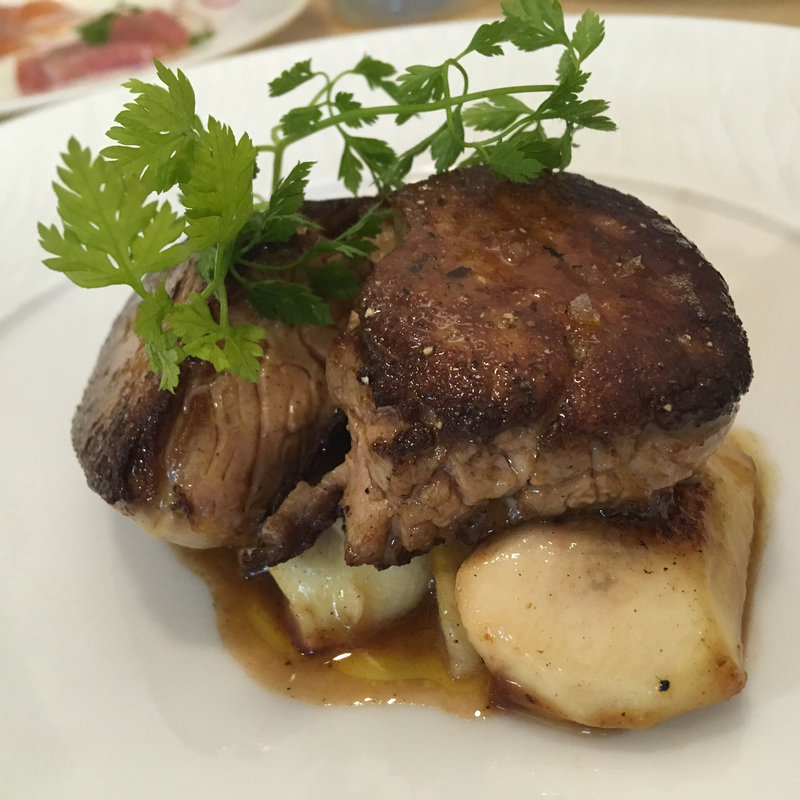 イチジクとフォアグラのソテー(Caliner)