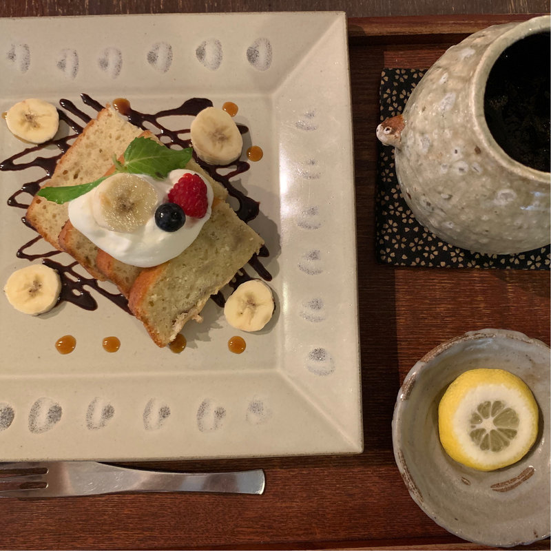 バナナケーキ(うつわcafeと手作り雑貨の店 ゆう 大阪梅田店)