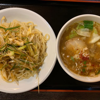 辛ねぎつけ麺(福寅)