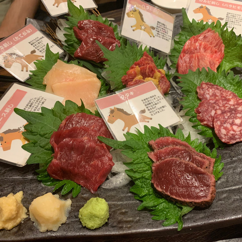 馬刺し5種盛り合わせ(かち馬 南砂町店 )