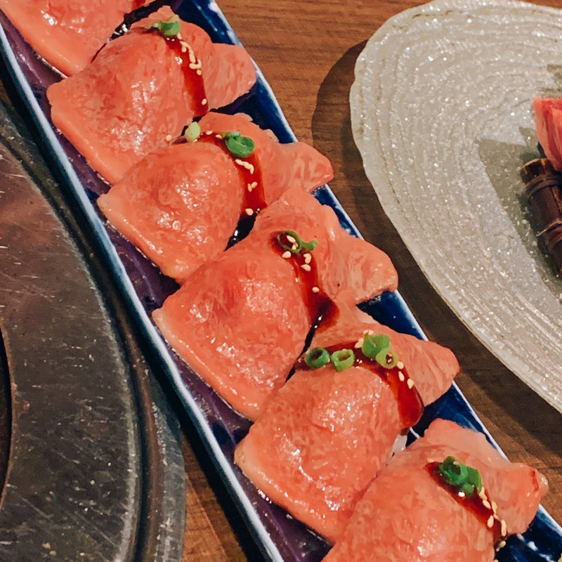 ハラミ握り(焼肉トラジ 麻布十番店)