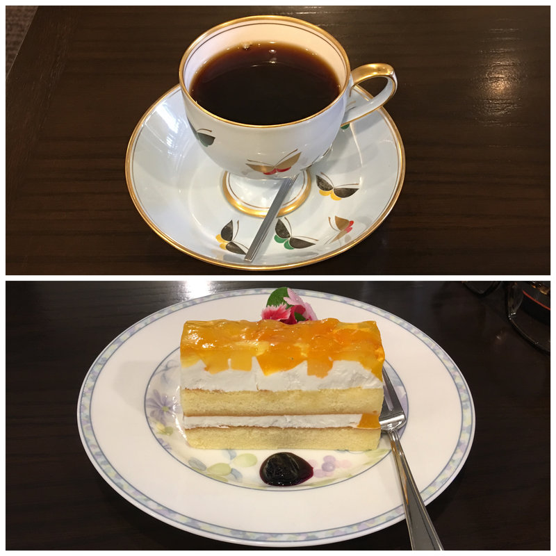 ケーキセット(珈琲処ボナール)