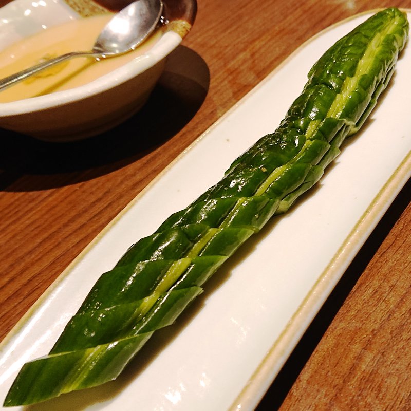 きゅうりの一本漬け(かまどか　京急川崎駅前店)