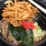 冷しかき揚げそば(立喰いそば 山吹)