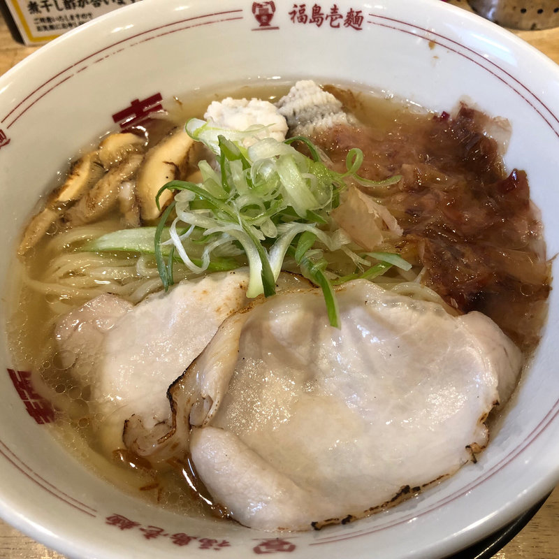 名残ハモと走り松茸の白露らーめん(福島壱麺 （イチメン）)