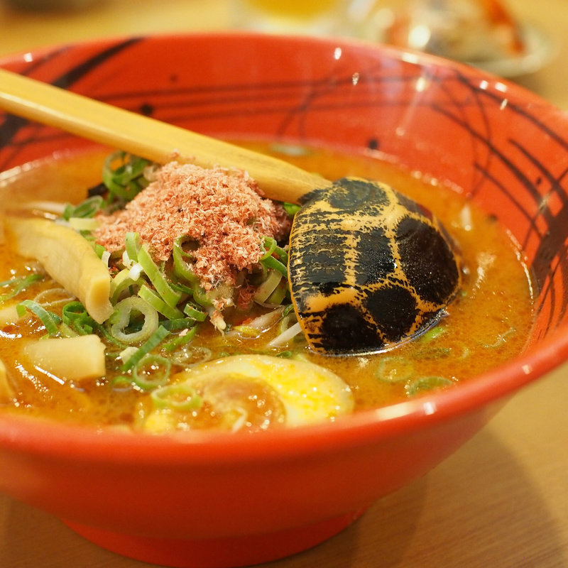 海老ラーメン(博多ラーメン げんこつ 豊中南店)