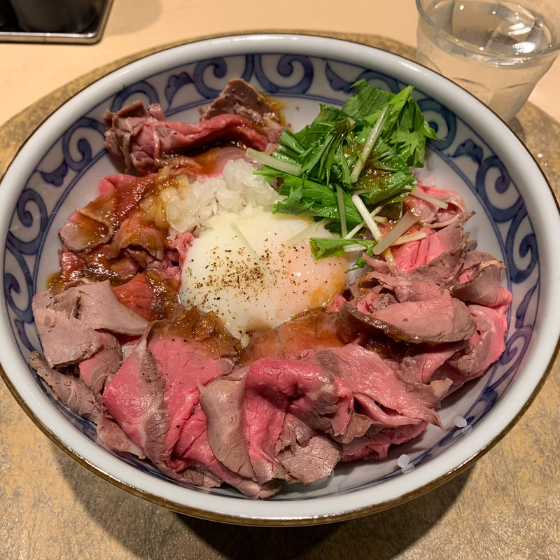 究極のローストビーフ丼 肉増し 200g(HAL YAMASHITA 大手町 Lounge)