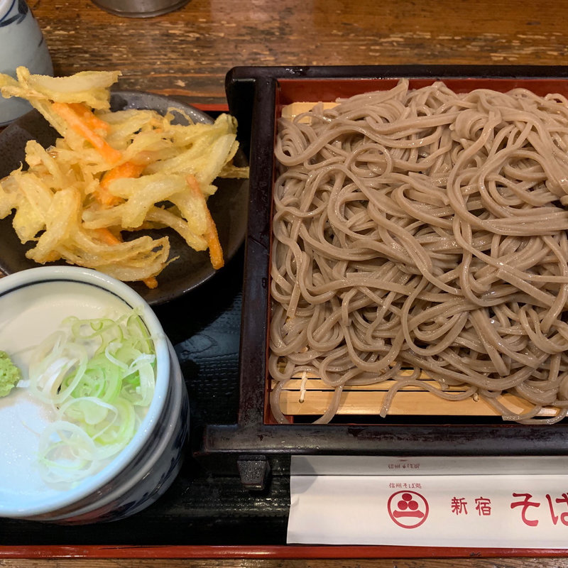 天せいろ 大盛(信州そば処 新宿そば蔵)