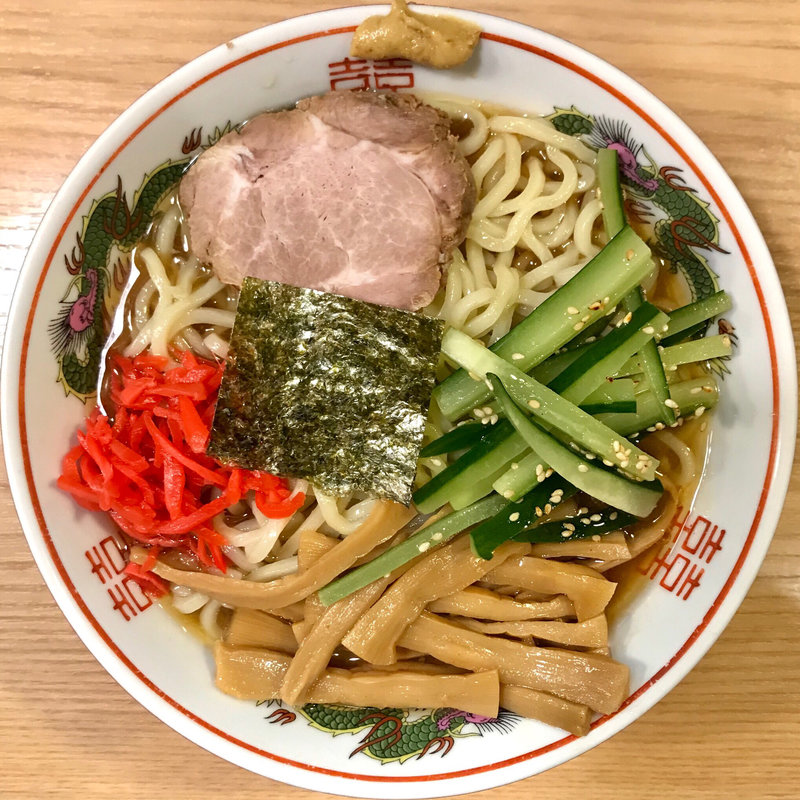 冷し中華(煮干しそば流。)