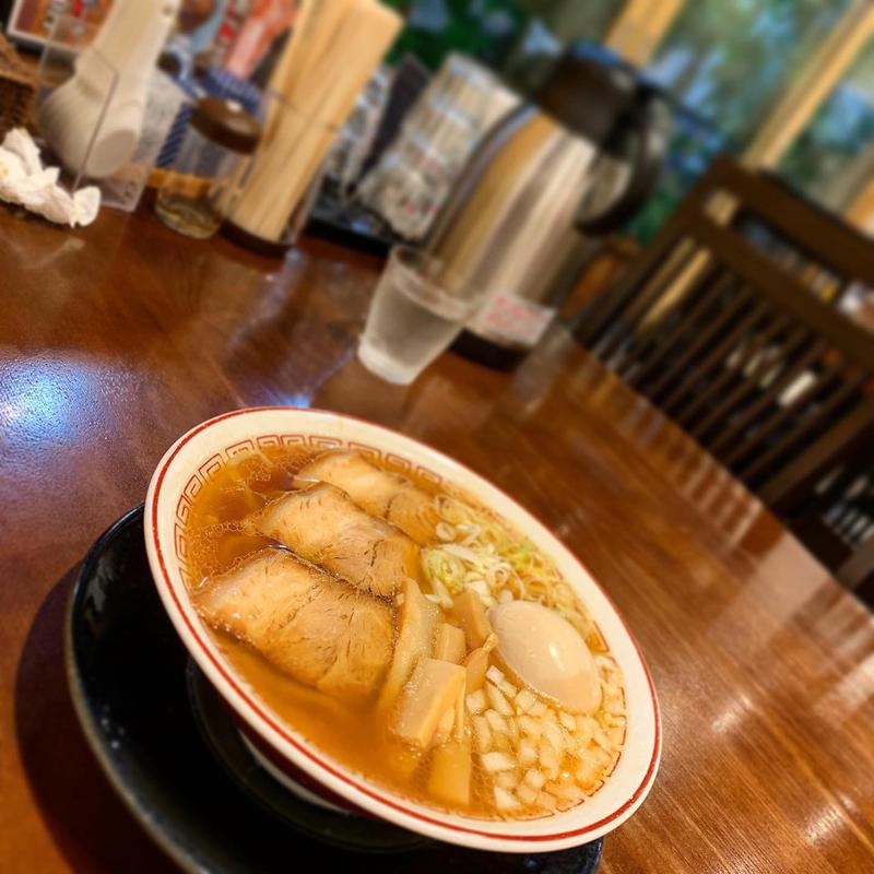 蔵出し醤油味玉らーめん(すっきりスープ)(きたかた食堂 南久宝寺店)