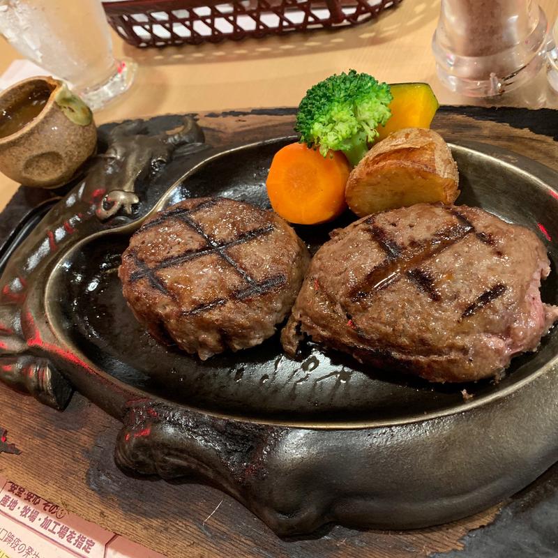 おにぎりハンバーグ 200g(炭焼きレストランさわやか 富士錦店)