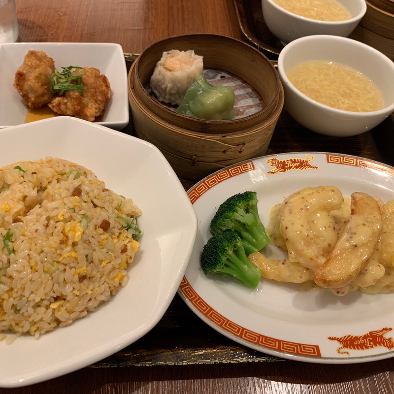 エビマヨセット(紅虎餃子房 ピオレ明石店)