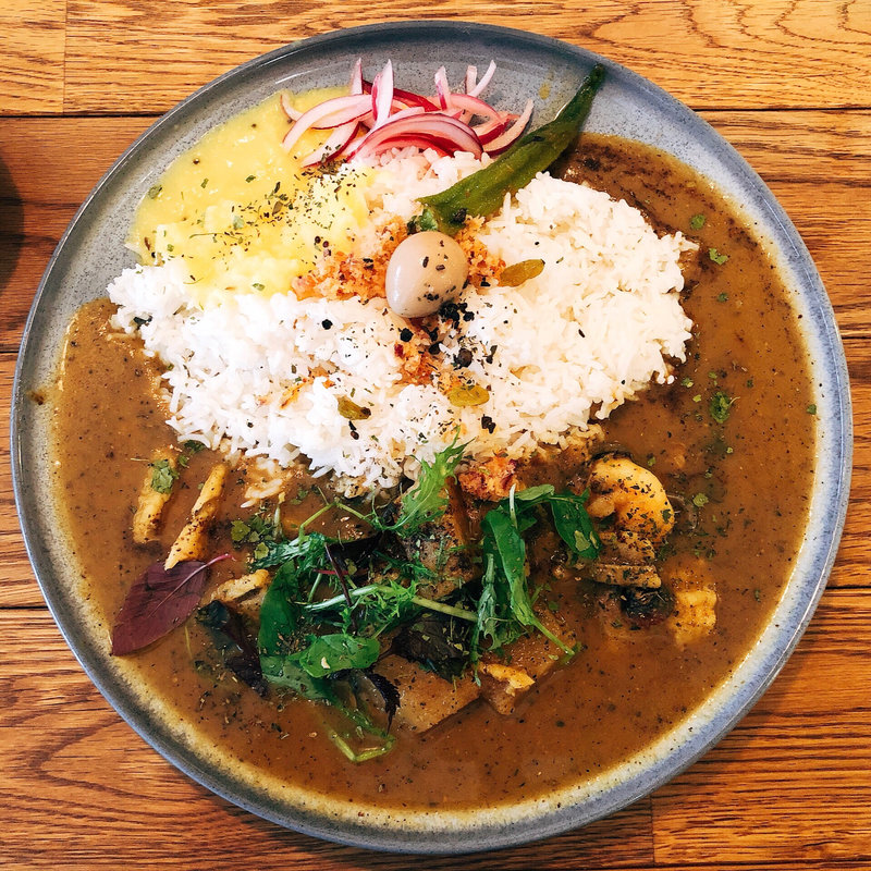 魚出汁のシーフードカレー(ハルダモンカレー)