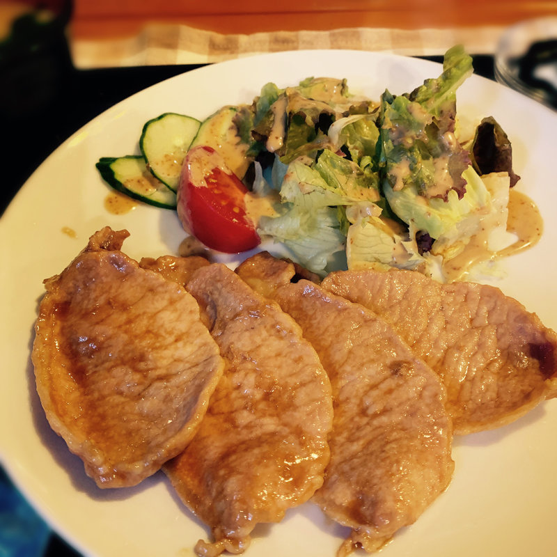 自家製ダレの生姜焼き定食(cafenyon 豆吉)