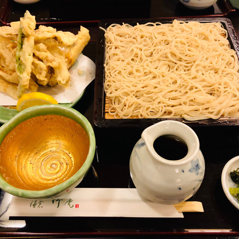 ごぼう天せいろそば(ちくあん)