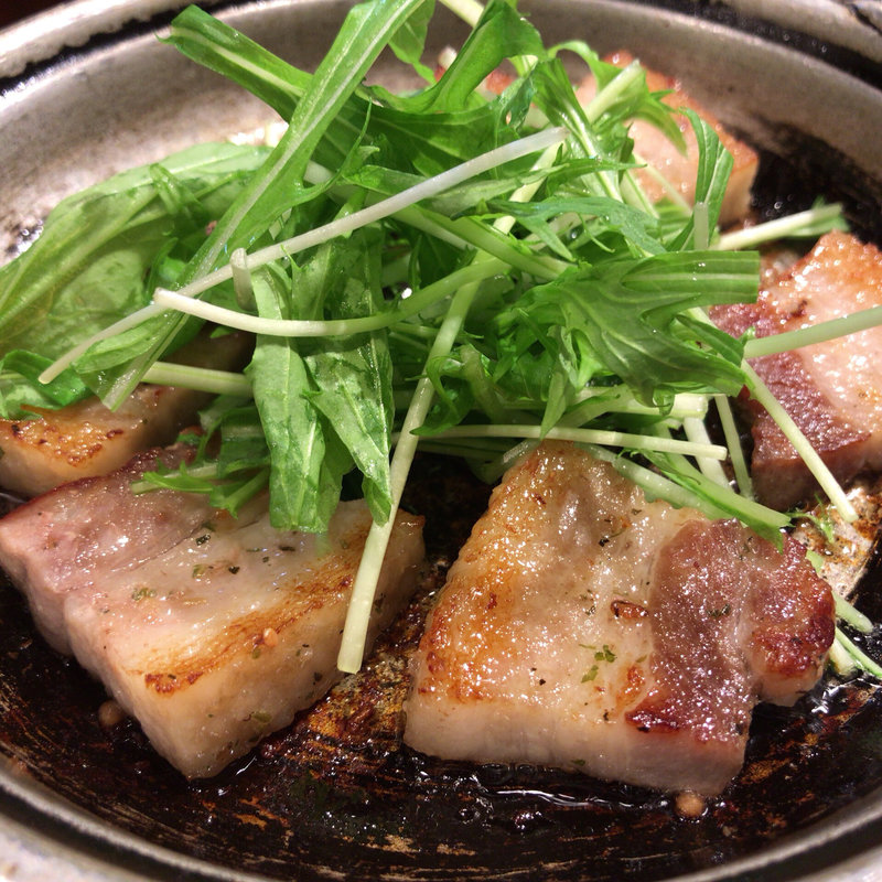 バジル豚バラ(ぼんてん漁港 長町店 )