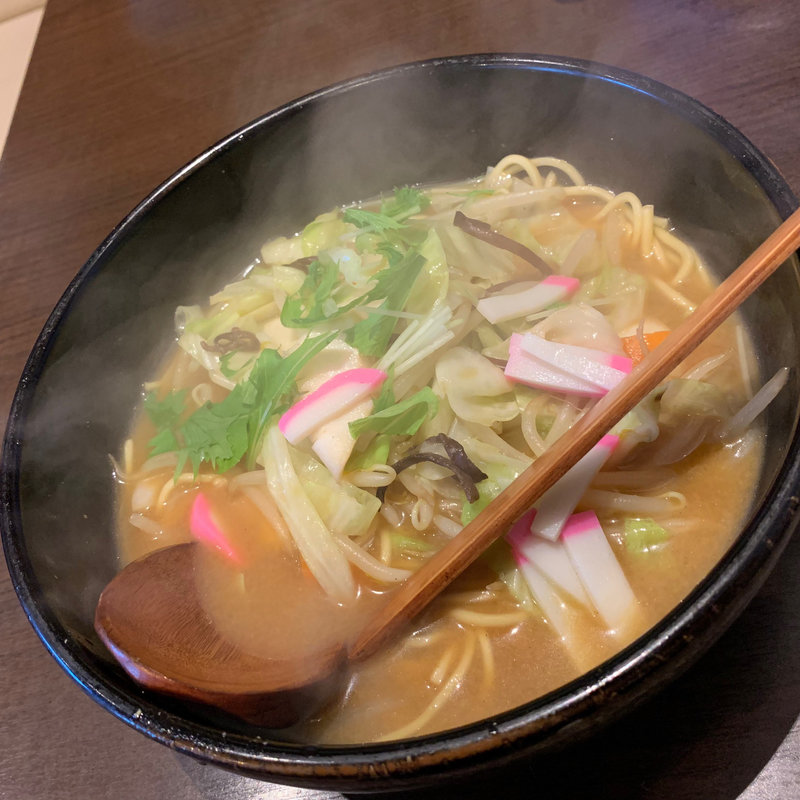 ちゃんぽん(イカ・味噌)(オロチョンちゃんぽん さらしな)