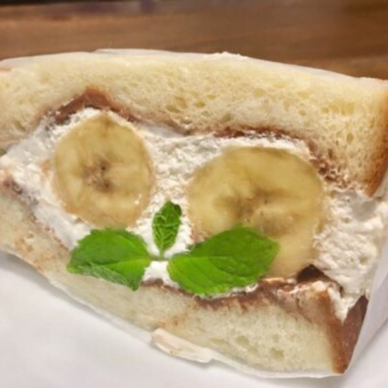 チョコバナナサンド(ブレッド&コーヒー イケダヤマ)