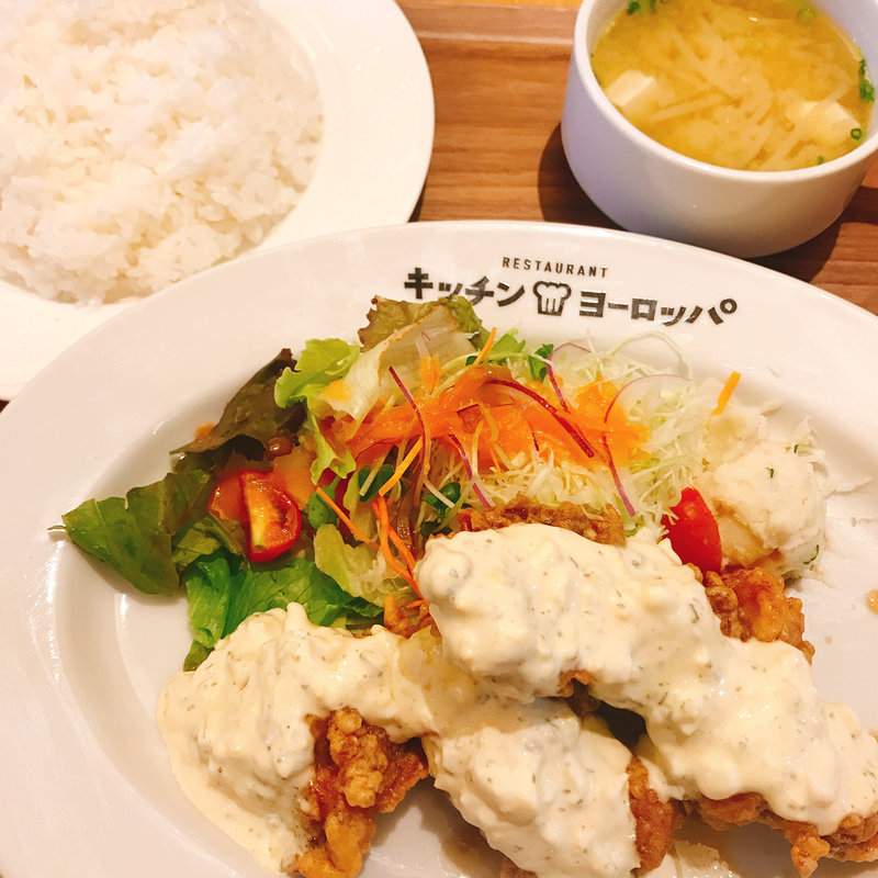 チキン南蛮定食(キッチンヨーロッパ)