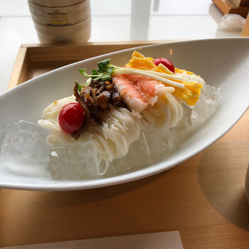 冷やしそうめん(ゐざさ中谷本舗 東大寺店 )