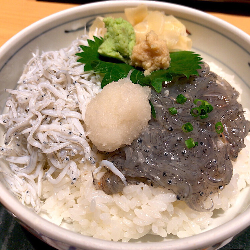 しらす2色丼(漁亭 浜や あすと長町店 )
