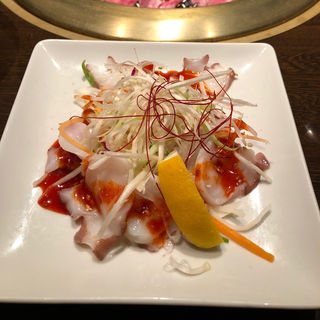 タコと香味野菜の酢味噌和え〜タコフェ〜(ワンカルビ Plus+ 伊丹南野店 （ワンカルビプラス）)
