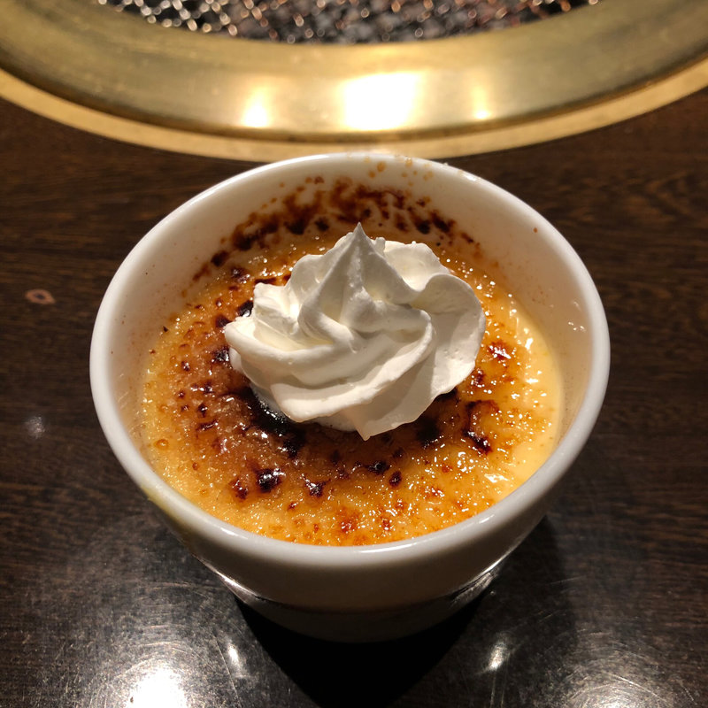濃厚クレームブリュレ(ワンカルビ 伊丹南野店)