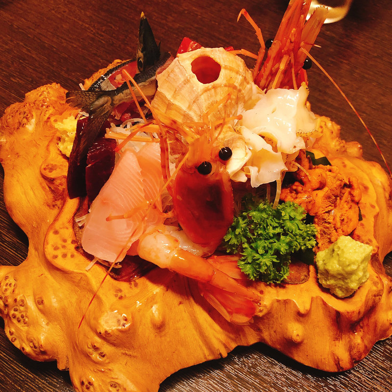 刺身盛り合わせ(めいじ家大舟)