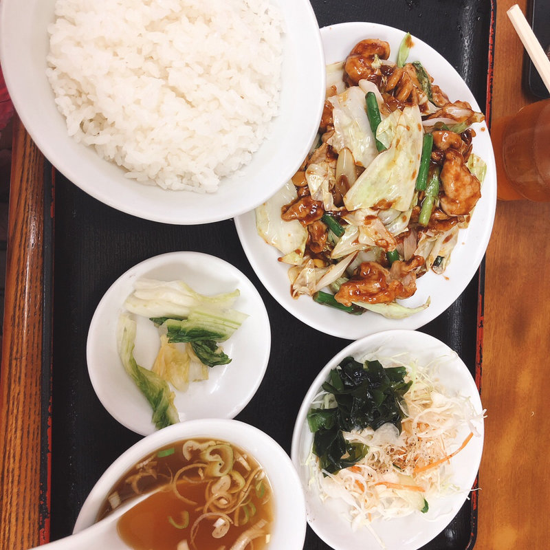 回鍋肉定食(新三陽 白山店)