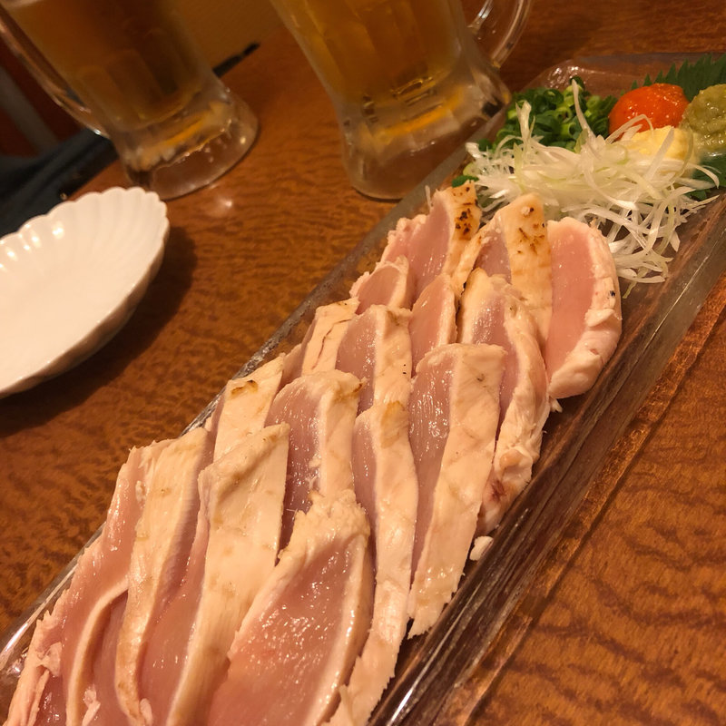 鳥刺し(のんじゃり)