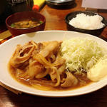 しょうが焼き定食(メシ酒場 鈴木ちゃん)