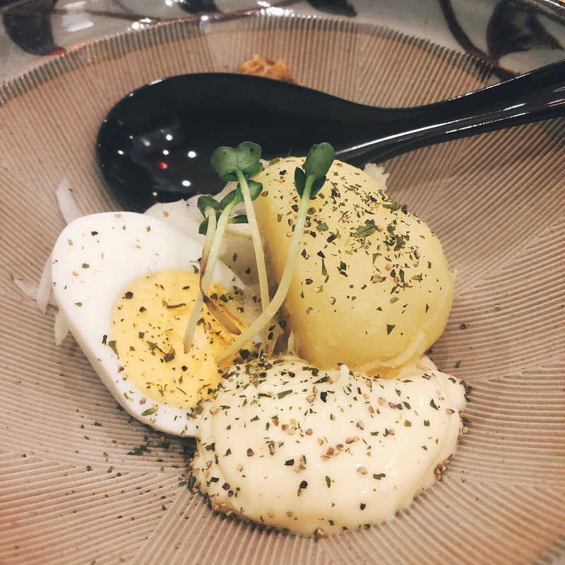 おやじのポテトさらだ(マル長鮮魚店)