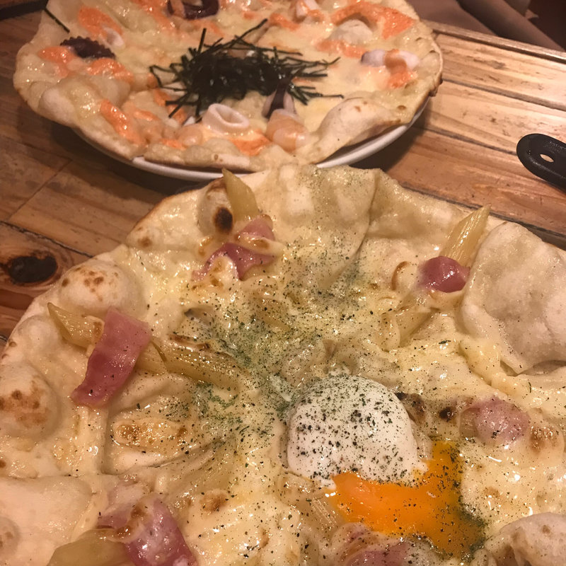 カルボナーラピザ(CONA 川越店)