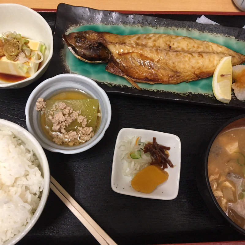 焼き魚定食（サバ）(安庵)