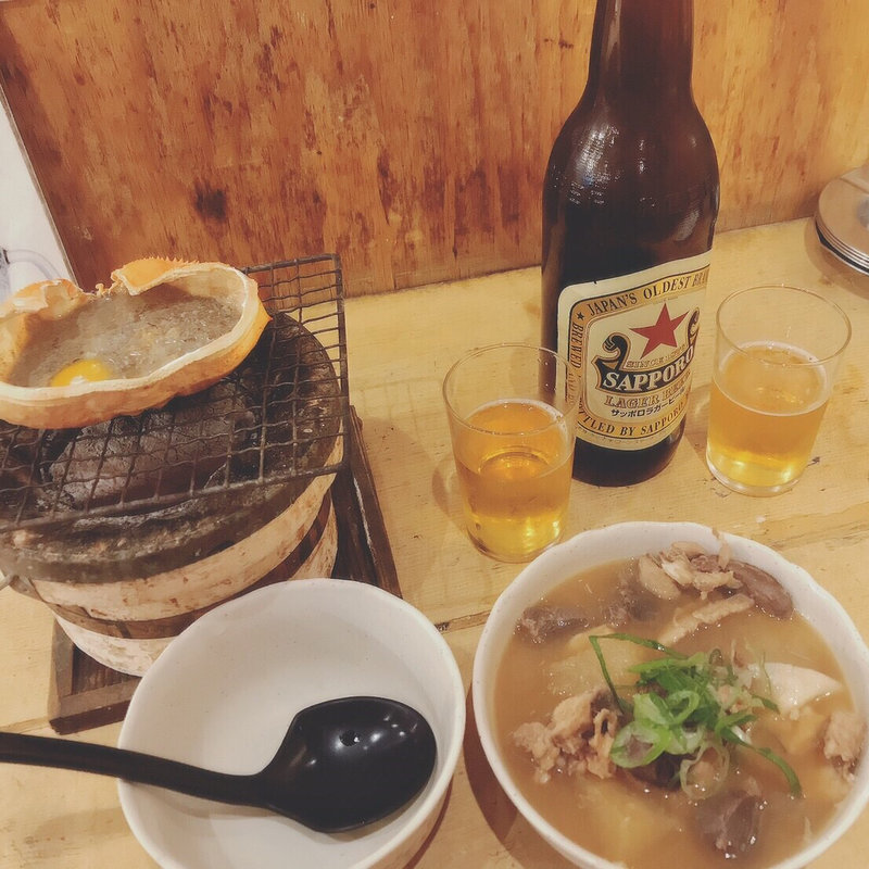 カニ味噌の甲羅焼き(トロ函)