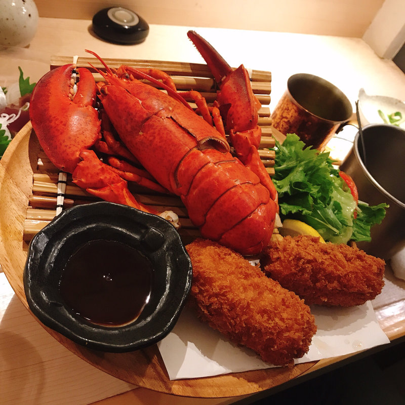 オマール海老のクリームコロッケ(魚バカ一代 大漁旗 天神店)