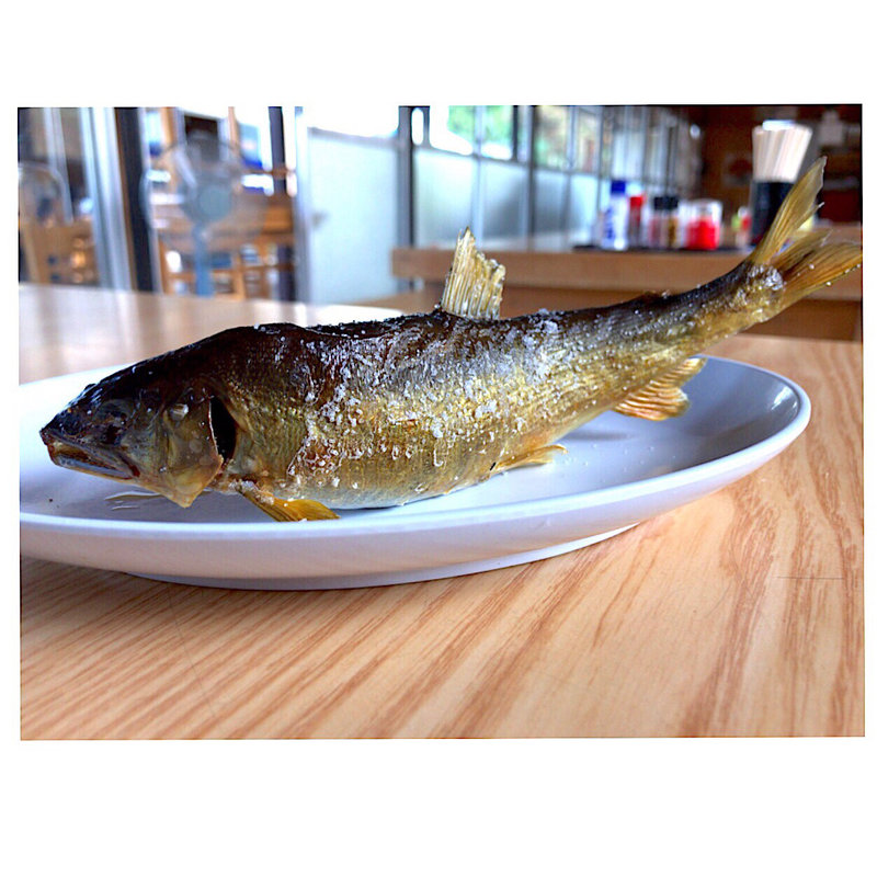 子持ち鮎塩焼き(小国川観光 )