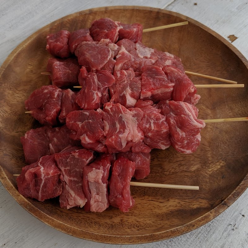 牛ステーキ串(THE BBQ BEACH スポル品川大井町店)