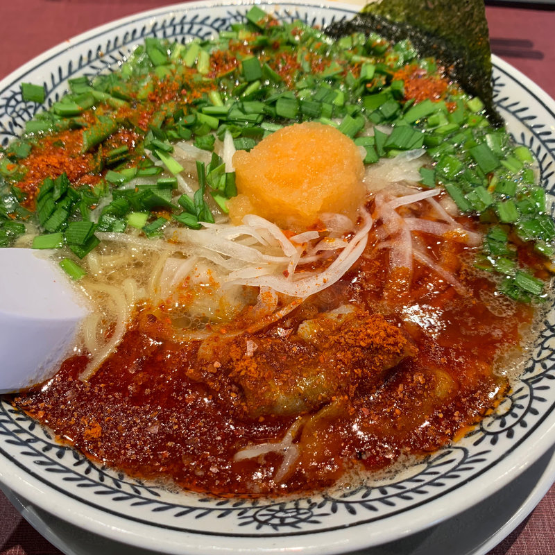 辛肉そば(丸源ラーメン 新二又瀬橋店)