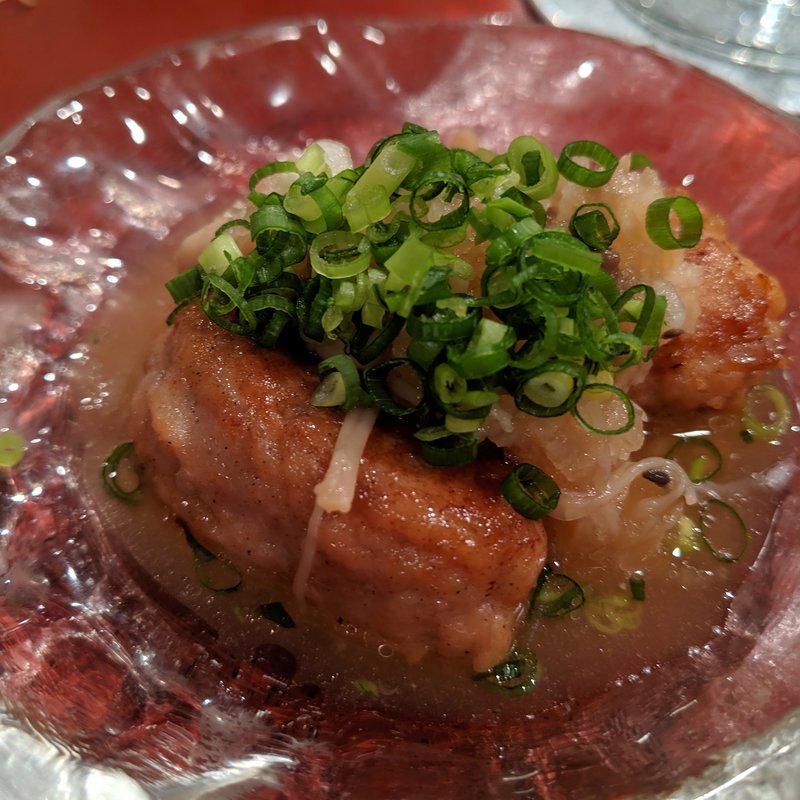 霧島鳥のみぞれつくね(小料理バル 虎ノ門 Kanade(かなで))