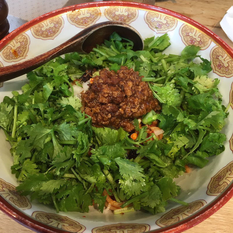 パクチー担々麺(鶏そば十番156 トリエ京王調布店)