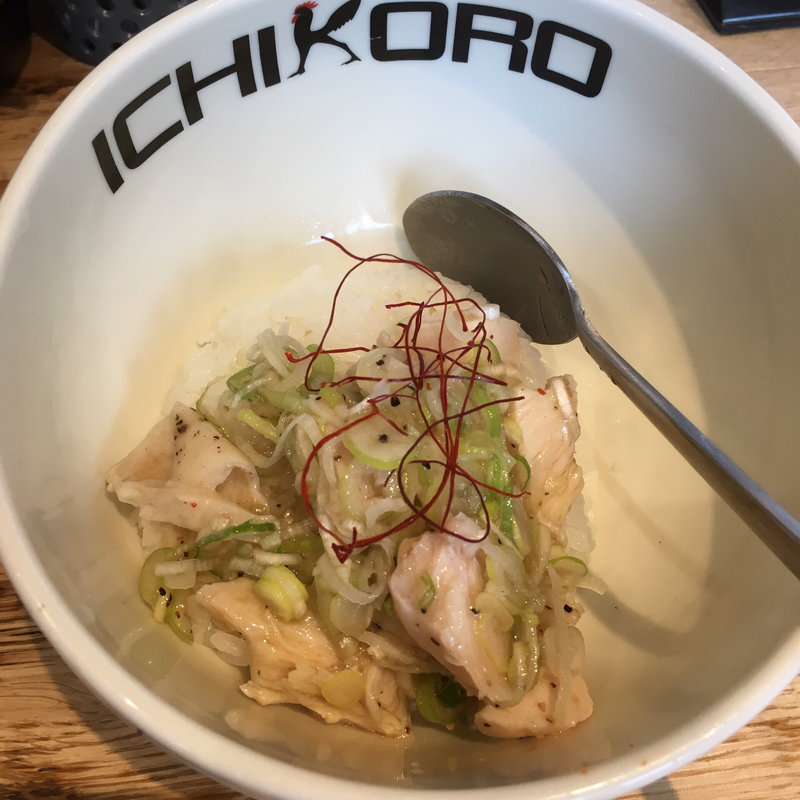 ねぎ塩鶏ごはん(鶏そば十番156 トリエ京王調布店)