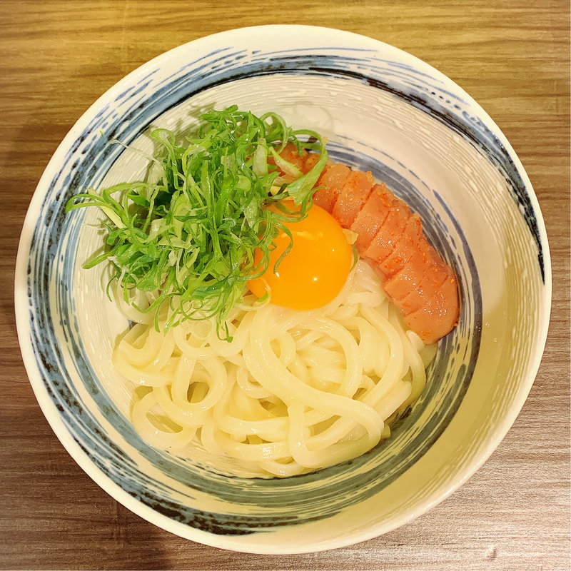 釜玉明太バターうどん(うどん屋一本 )