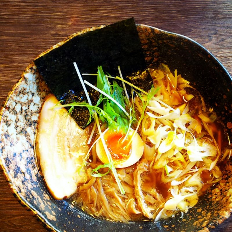 ねぎらぁめん(醤油)(麺 壱蔵 足立区六町店)