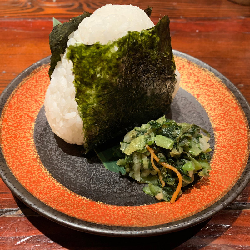 おむすび(比内地鶏とり味噌)(炙屋 十兵衛 二日町本店 （あぶりや じゅうべえ）)