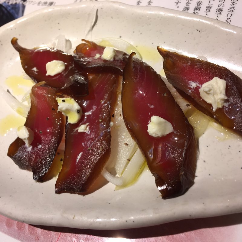 マグロの生ハム(三喰撰酒 三重人 名駅店)